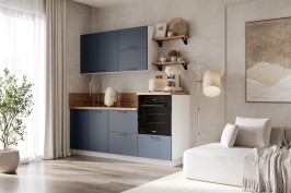 Готовая кухня КГ 2100 ПВХ, Ежевика Арника РМ