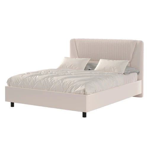 Кровать-11М 2 с подъемным основанием 1800 Вега Саксония Бежевый