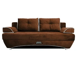 Диван Еврокнижка Валенсия коричневая