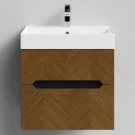 Тумба Элато 60 подвесной, Дуб цвет 5 Vodok с раковиной в комплекте Тумба Элато 60 подвесной, Дуб цвет 5 Vodok с раковиной в комплекте