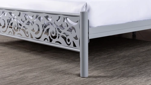 Кровать Парма 180*200, серая