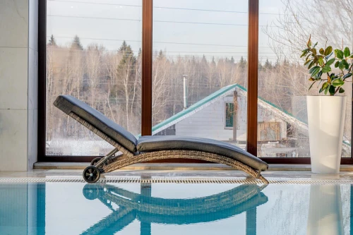 Шезлонг AGATA серый с матрасом