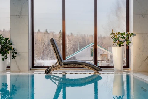 Шезлонг AGATA серый с матрасом