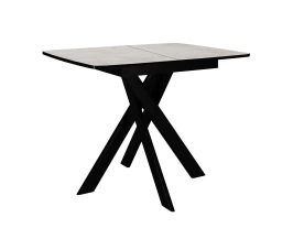 Стол DikLine DB110 Хромикс белый/опоры черные