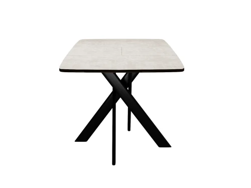 Стол DikLine DB110 Хромикс белый/опоры черные