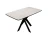 Стол DikLine DB110 Хромикс белый/опоры черные