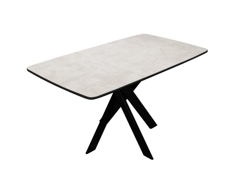 Стол DikLine DB110 Хромикс белый/опоры черные