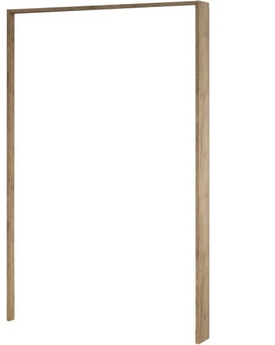 Шкаф «Мишель» 3дв, Дуб крафт золотой/Белый жемчуг