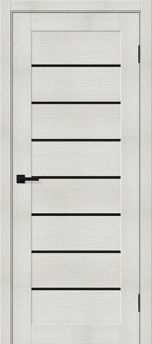 Межкомнатная дверь BRAVO Браво-22 Bianco Veralinga Black Shine