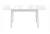 Стол DikLine M15 белый/стекло белое optiwhite