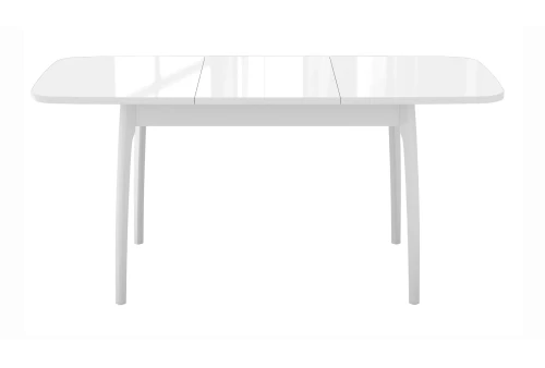 Стол DikLine M15 белый/стекло белое optiwhite