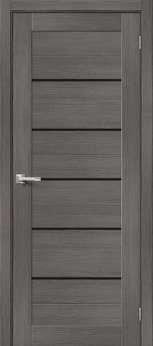 Межкомнатная дверь экошпон ĒLPORTA Порта-22 Grey Veralinga Black Star