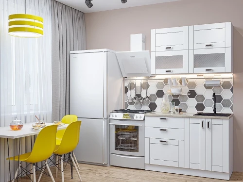Модульная кухня Лофт-07 Silky White