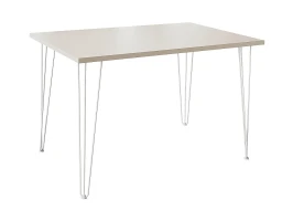 Стол обеденный прямоугольный TLC-1.2 Cashmere In 2S 732*1200*750 белые ножки