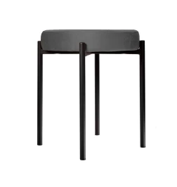 Комплект 2 шт. Табурет DikLine, B28 ANTRACITE, ножки черные