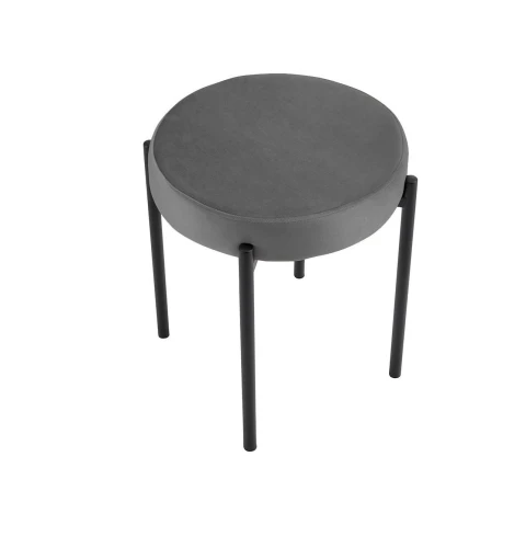 Комплект 2 шт. Табурет DikLine, B28 ANTRACITE, ножки черные