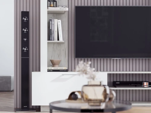 Стенка «Онтарио», Софт вайт/Дуб крафт белый