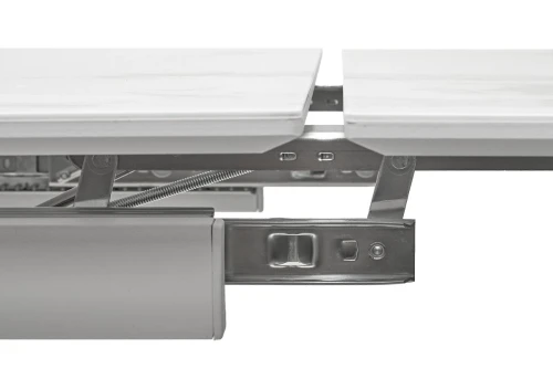 Стол Кентукки 3 140 БЕЛЫЙ МРАМОР, стекло / БЕЛЫЙ, М-City