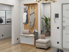 Готовая прихожая Стиль-01 Grey Silkwood Дуб Вотан