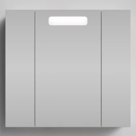 Зеркало Мальта 80, Мрамор Белый натур милк ПВХ 2537