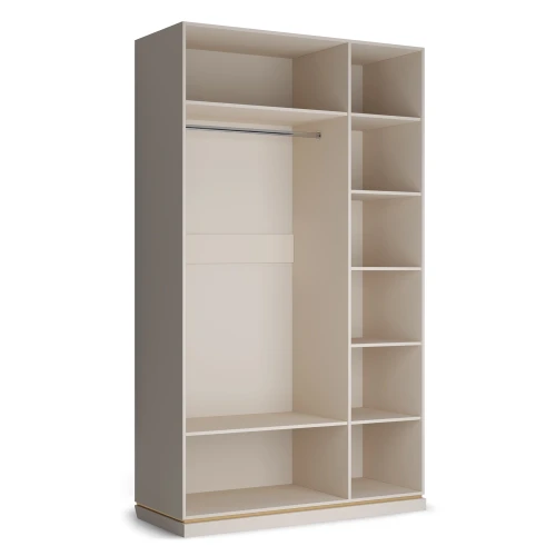 Шкаф 3-х дверный с зеркальными фасадами Капри