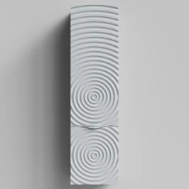 Пенал Эйфория 40 F1, пример RAL 7040 Серое окно, матовая, подвесной, левый