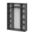 Шкаф распашной (9 полок + штанга) ШК 5 (1600), Графит