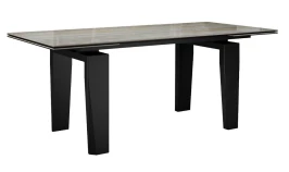 Стол DikLine KP160 керамика SH2340 полуглянец/опоры черные (2 уп)