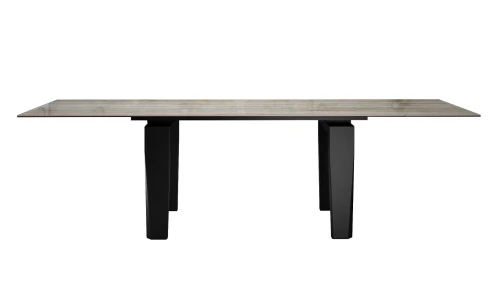 Стол DikLine KP160 керамика SH2340 полуглянец/опоры черные (2 уп)