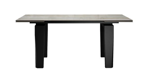 Стол DikLine KP160 керамика SH2340 полуглянец/опоры черные (2 уп)