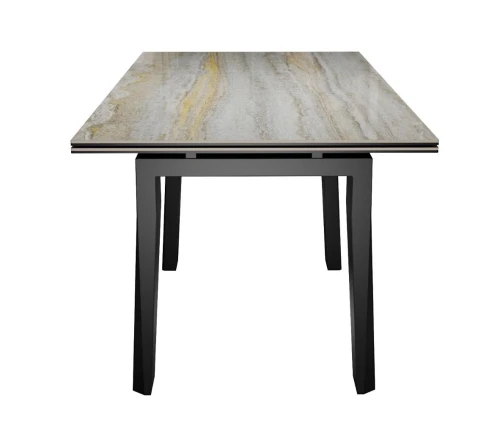 Стол DikLine KP160 керамика SH2340 полуглянец/опоры черные (2 уп)