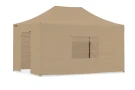 Быстросборный павильон-шатер 3х4,5 м Серии S8  липучки/молния  -  Бежевый Быстросборный павильон-шатер 3х4,5 м Серии S8  липучки/молния  -  Бежевый