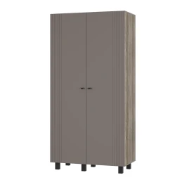 Шкаф 2-х створчатый Олива ШК-03, Дуб каньон, Муссон софт