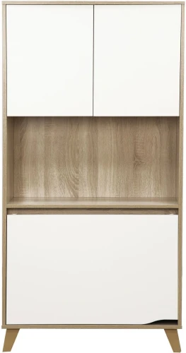 Шкаф комбинированный 57.02 Аданте дуб сонома / белый