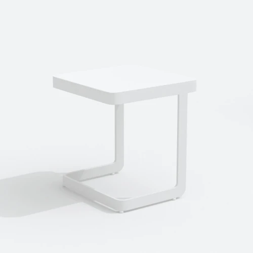 Шезлонг LETTO антрацит - белый каркас