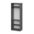 Шкаф распашной с наполнением (3 полки + штанга) ШК 5 (800), Графит