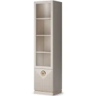 Шкаф-витрина Капри 450 правая, бежевая