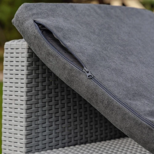 Обеденный комплект JULY XL светло-серый