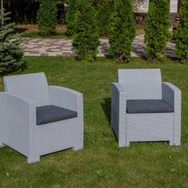 Комплект кресел LANA светло-серые