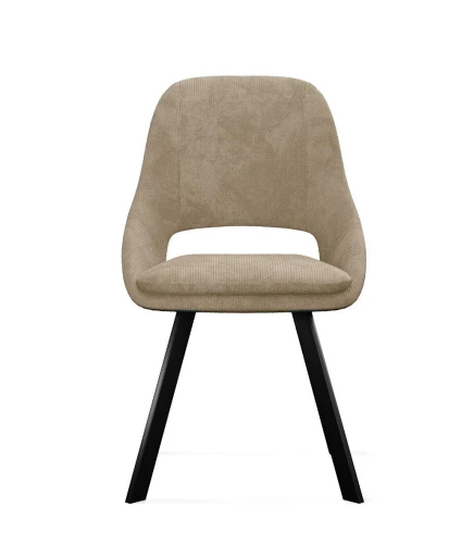 Стул DikLine 247 поворотный, AN18 бежевый, ножки черные