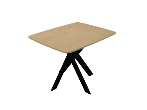 Стол DikLine DB110 Дуб Каселла натуральный/опоры черные