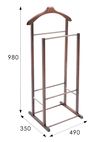 Вешалка костюмная В 27Н средне-коричневый