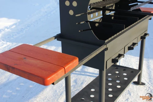 Мангал МС-15 Профессиональный + Набор Кочегар