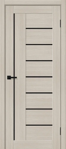 Межкомнатная дверь mr.wood Браво-29 Cream Melinga Black Shine