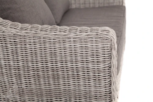 "Кон Панна" диван из искусственного ротанга двухместный, цвет бежевый