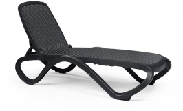 Шезлонг Nardi Omega без подлокотников, антрацит