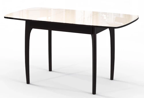 Стол DikLine M40 венге/стекло бежевое optiwhite