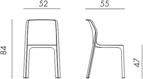 Стул Bit, антрацит