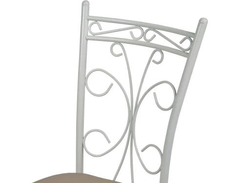 Обеденная группа (Стол Верона и 4 стула Неаполь), Линкольн бежевый