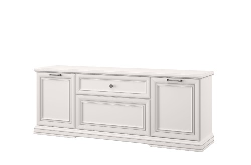 SEVILLA, Тумба RTV 3D1S. Цвет БЕЛЫЙ